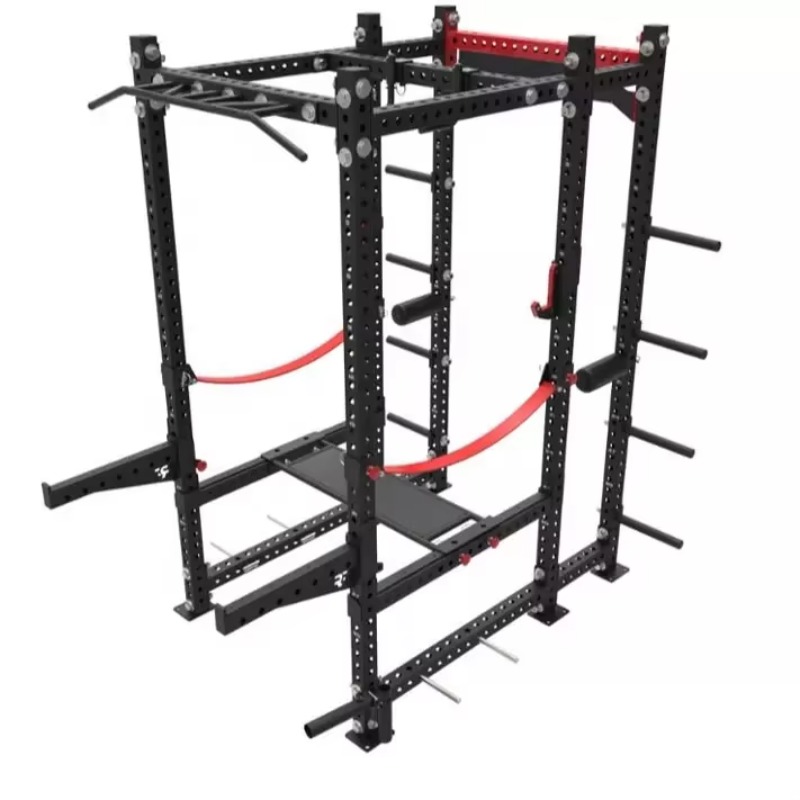 Squat Rack Power - Gym Fitness Equipment Multifunction Adjustable Barbell