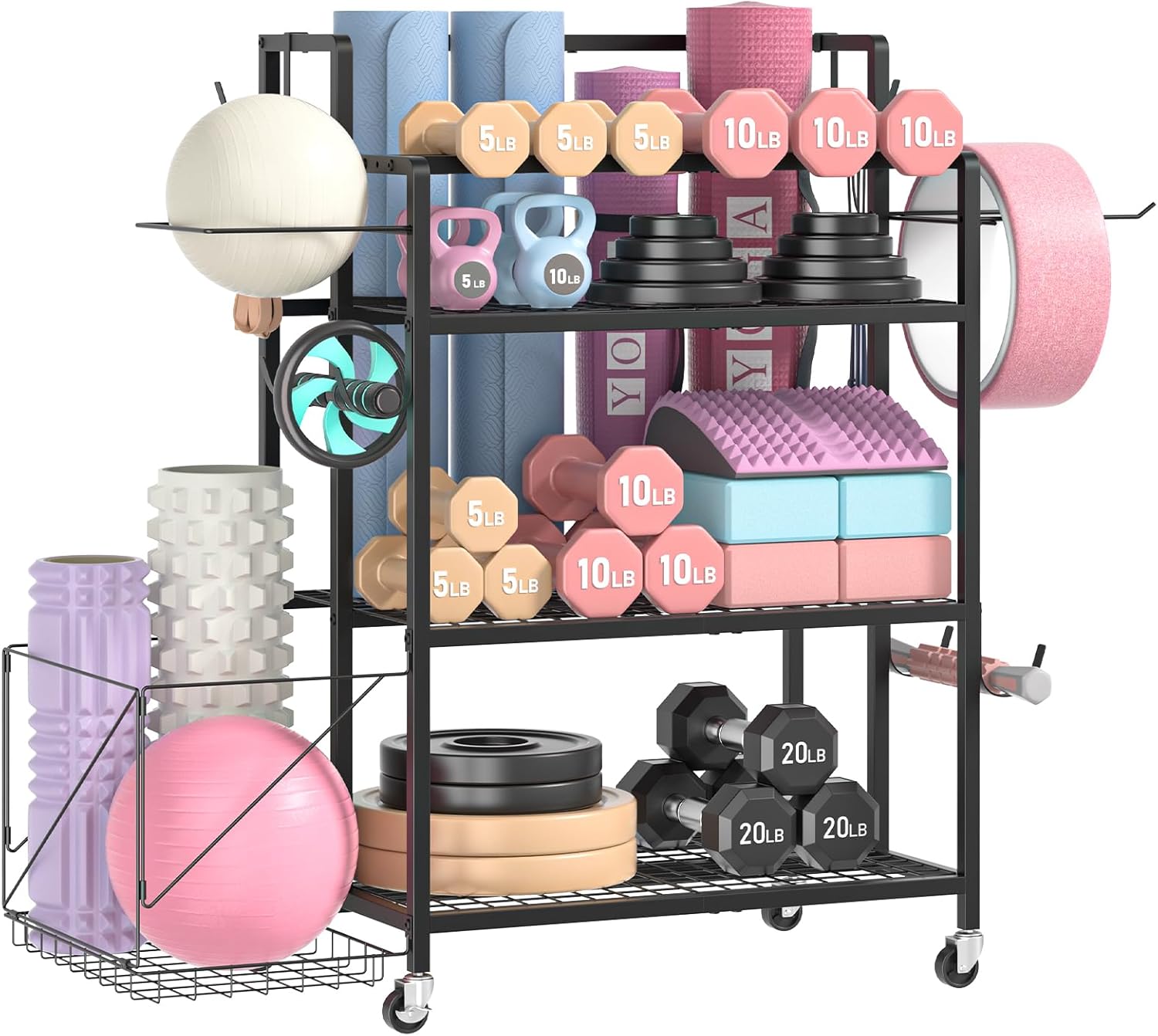 Home Gym Workout Equipment - Home Gym Storage, No Material Specified,