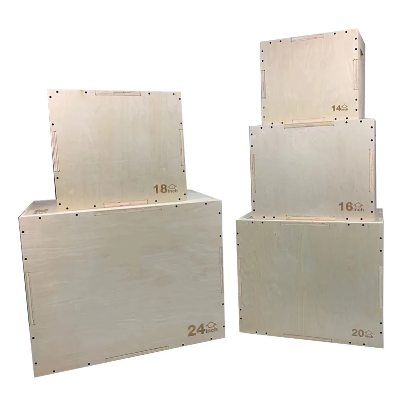 Plyo Box Set - 2026 Wooden Plyo Jump Box Commercial