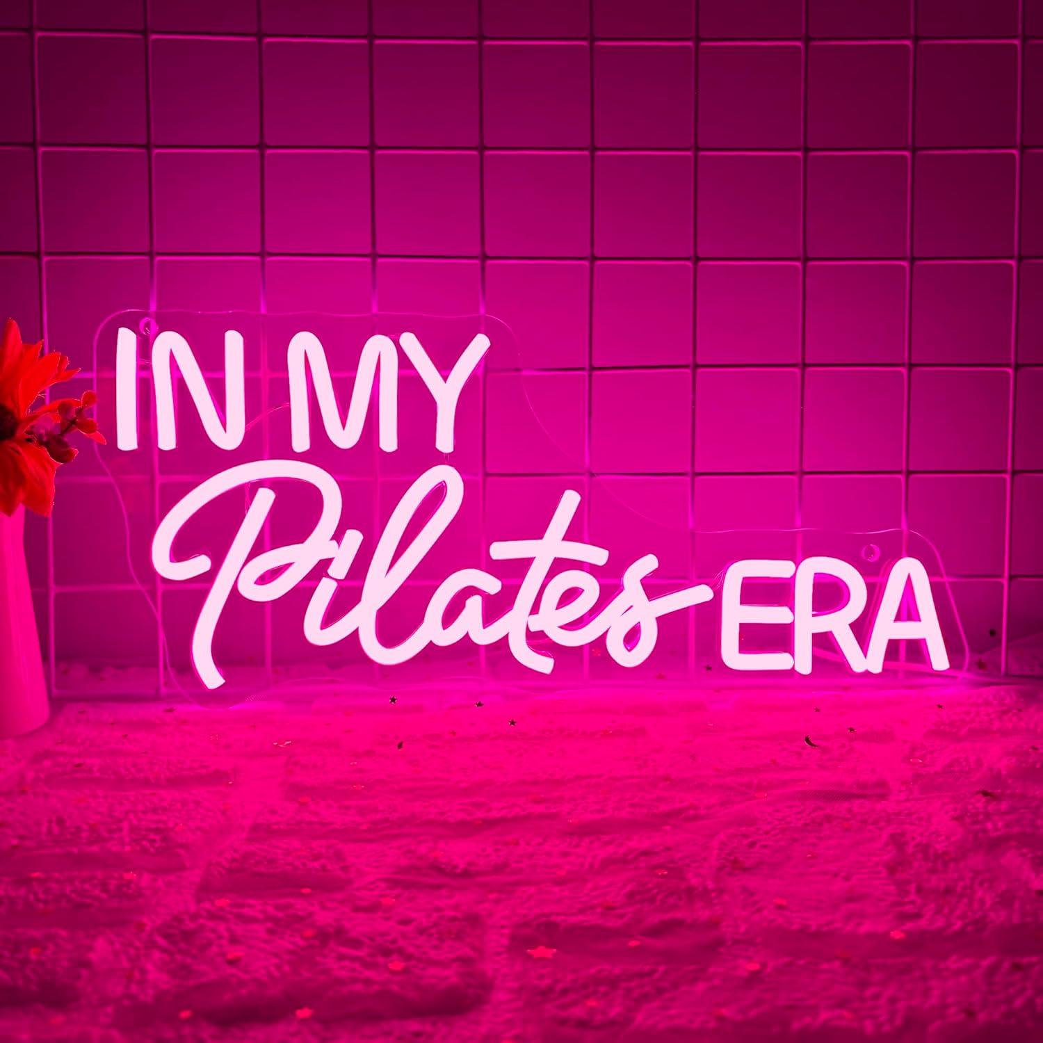 In My Pilates Era Neon Sign Di - Home Gym Yoga Room ulasan dan harga