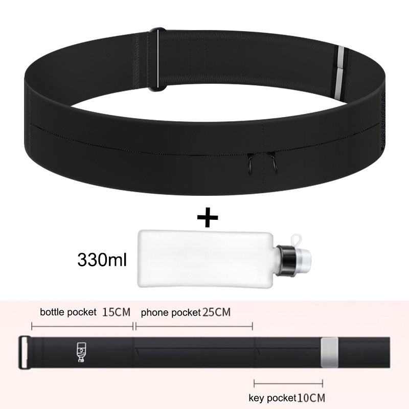 Running Belt Waist Bag with Wa - Weight Belt Lifting ulasan dan harga
