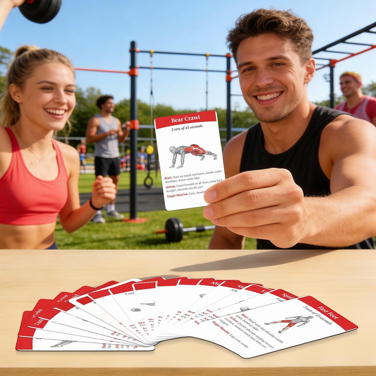 Workout Cards Exercise Deck 36 - Home Gym Guide ulasan dan harga