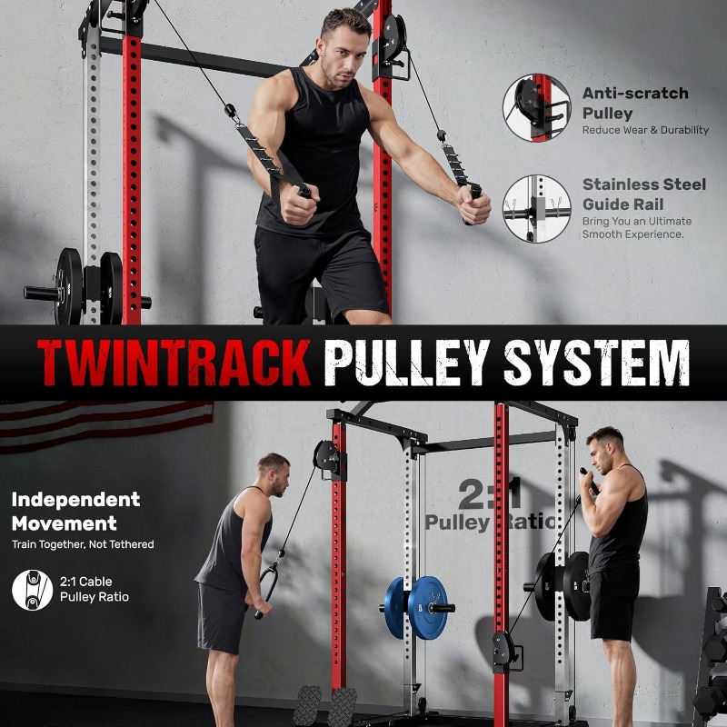 DP01 Power Cage, 2000LBS Squat - Squat Rack Power ulasan dan harga