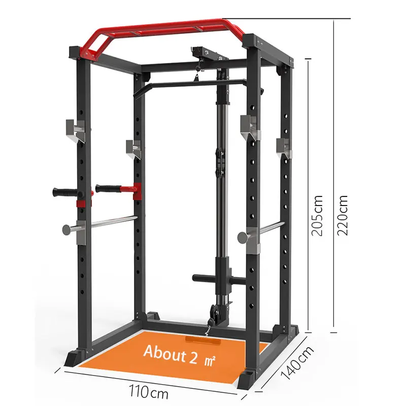 Commercial Fitness Smith Teach - Squat Rack Power ulasan dan harga