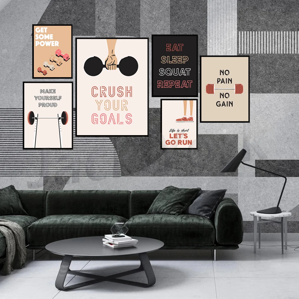 Home gym wall art,  Gallery Wa - Home Gym York ulasan dan harga