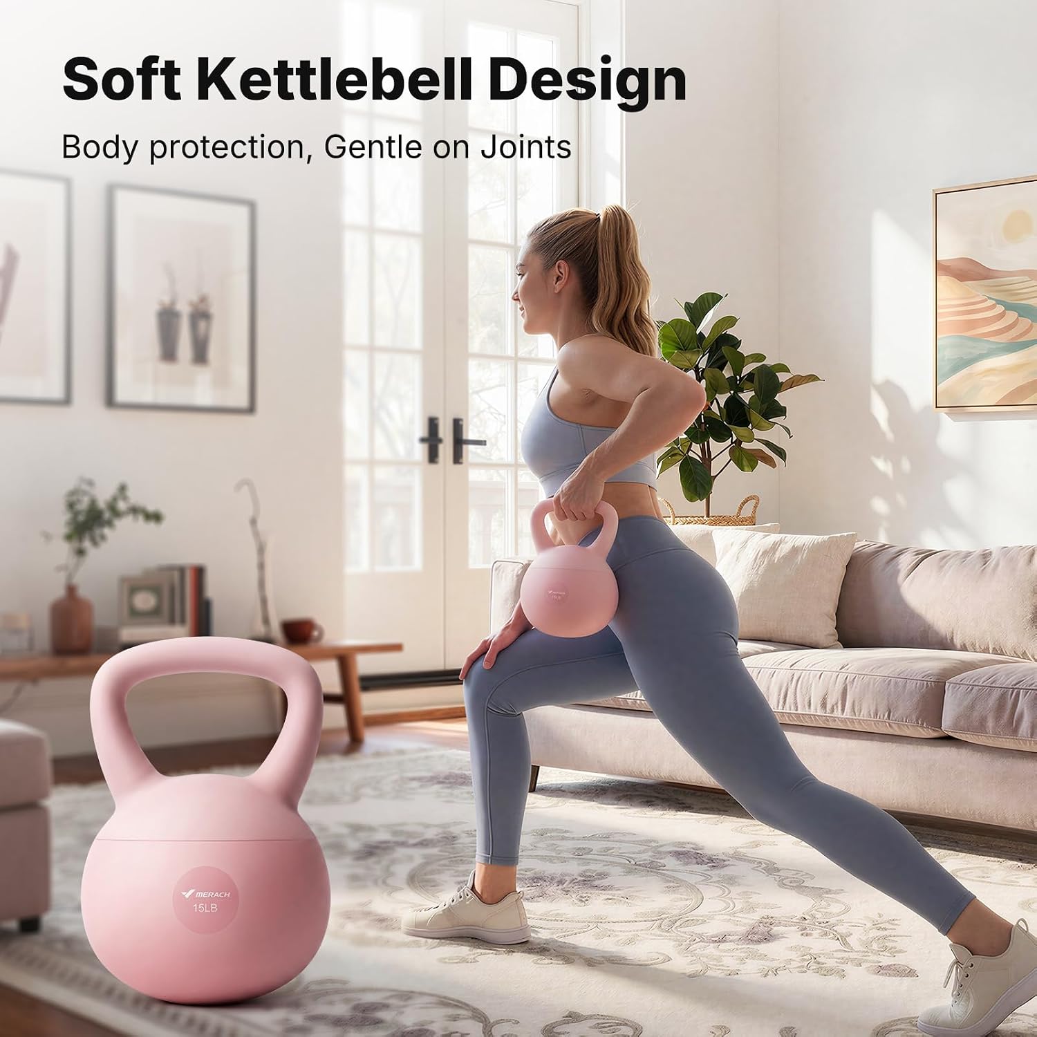 Soft Kettlebell With Wide Anti - Home Gym Kettler ulasan dan harga