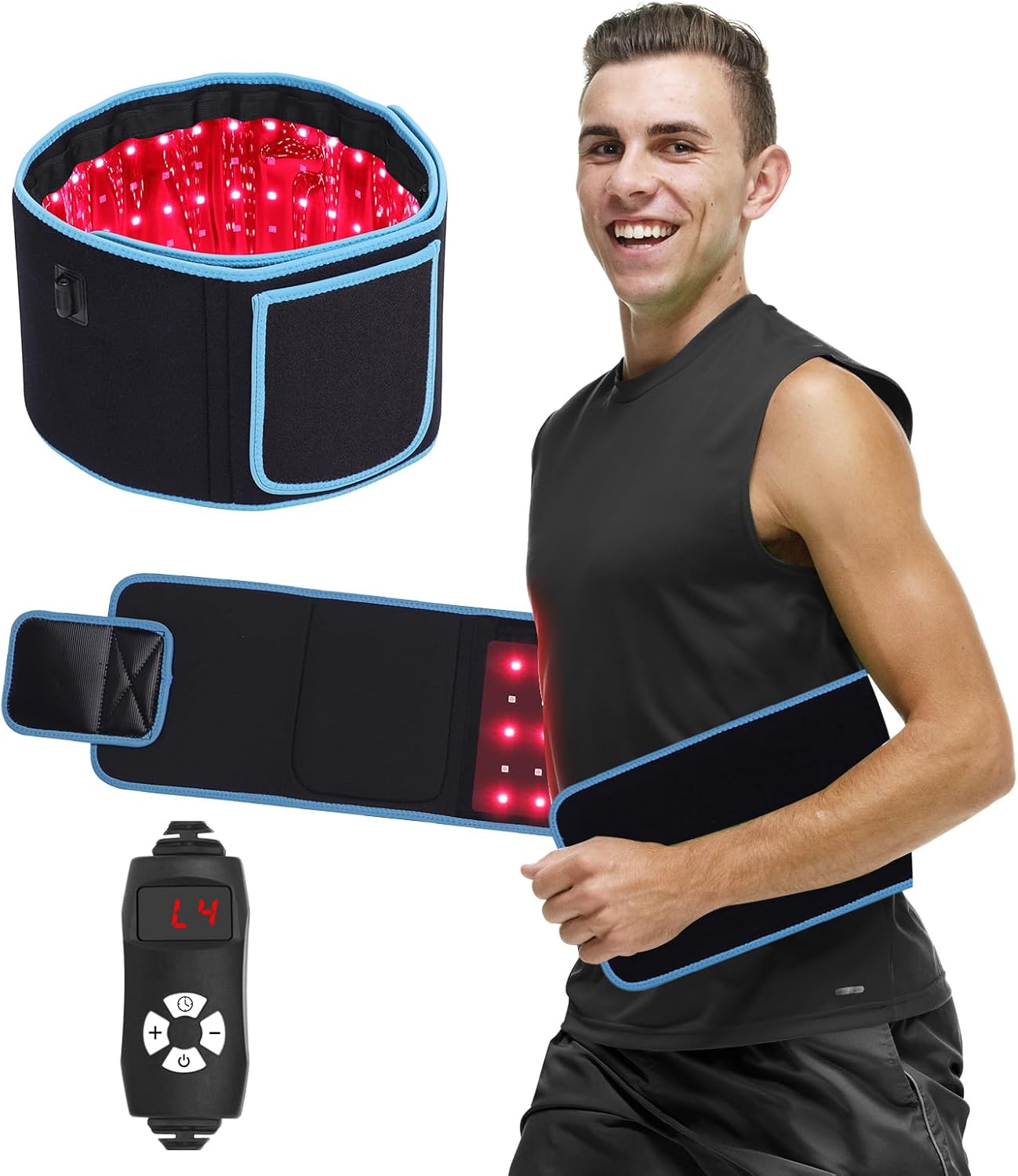 LED Phototherapy Massage Belt  - Weight Belt Lifting ulasan dan harga