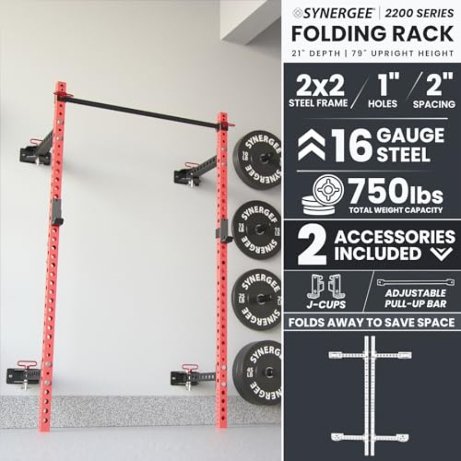 2200 Series Folding Squat Rack - Squat Rack Power ulasan dan harga