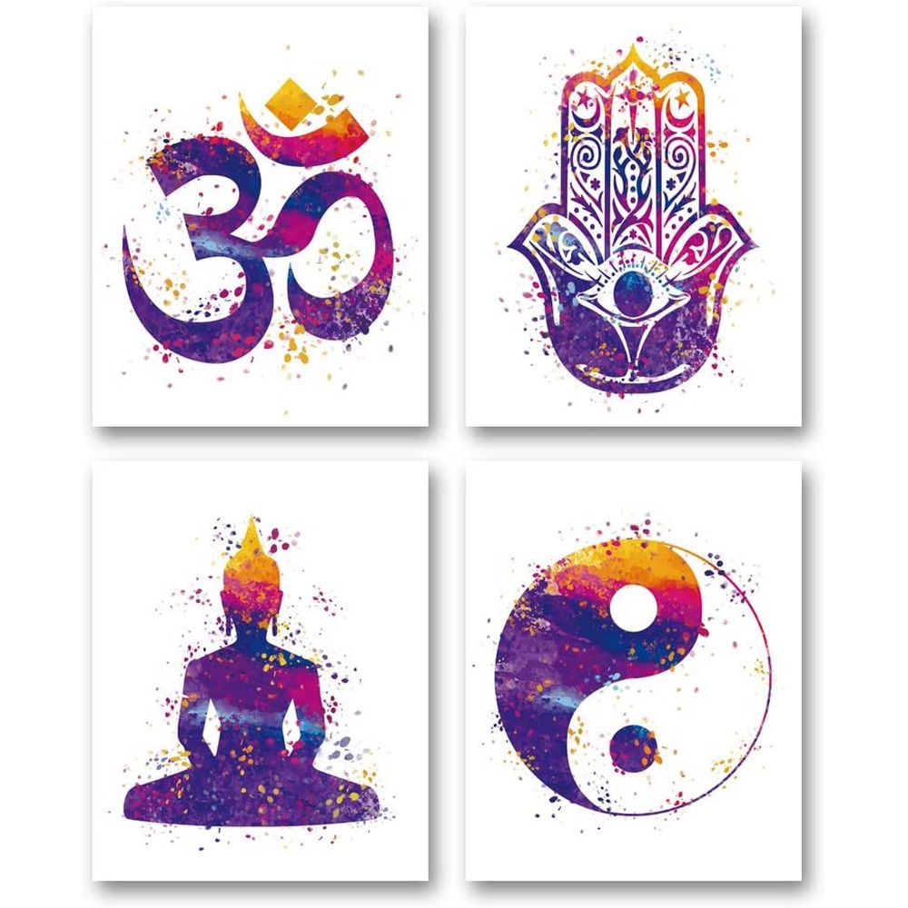 Yoga Art Canvas Painting Poste - Home Gym York ulasan dan harga