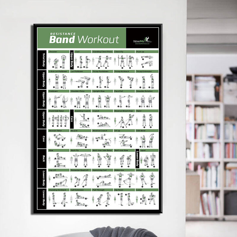Body workout training chart, e - Home Gym York ulasan dan harga