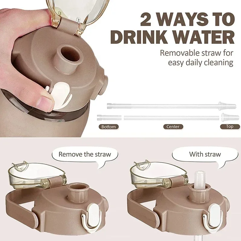 1000ML Glass Water Bottles Wit - Home Gym Kettler ulasan dan harga