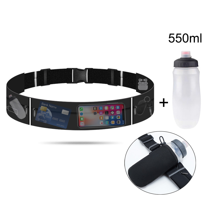 Running Belt Waist Bag with Wa - Weight Belt Lifting ulasan dan harga