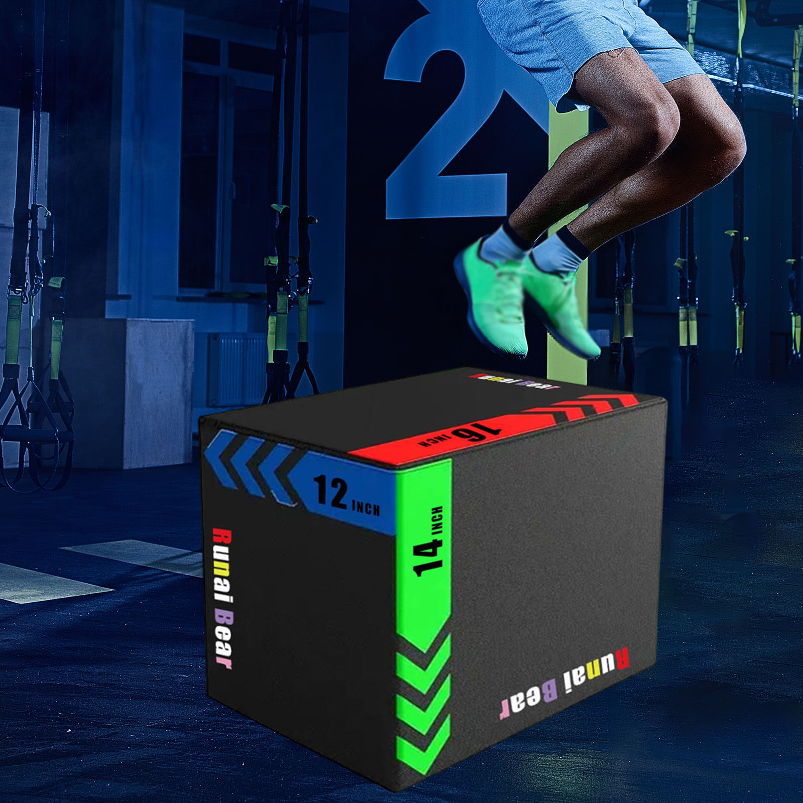 Training Jump Box Shockproof N - Plyo Box Set ulasan dan harga