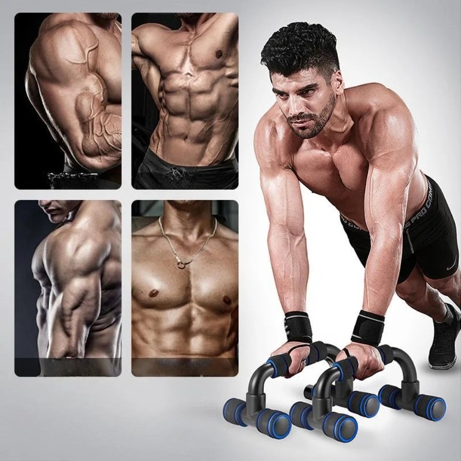 Push Up Bars Strength Training - Push Up Stand Bar ulasan dan harga