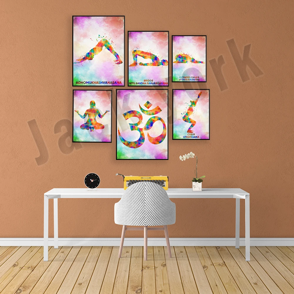 Yoga Ashtanga Pose Poster Home - Home Gym York ulasan dan harga