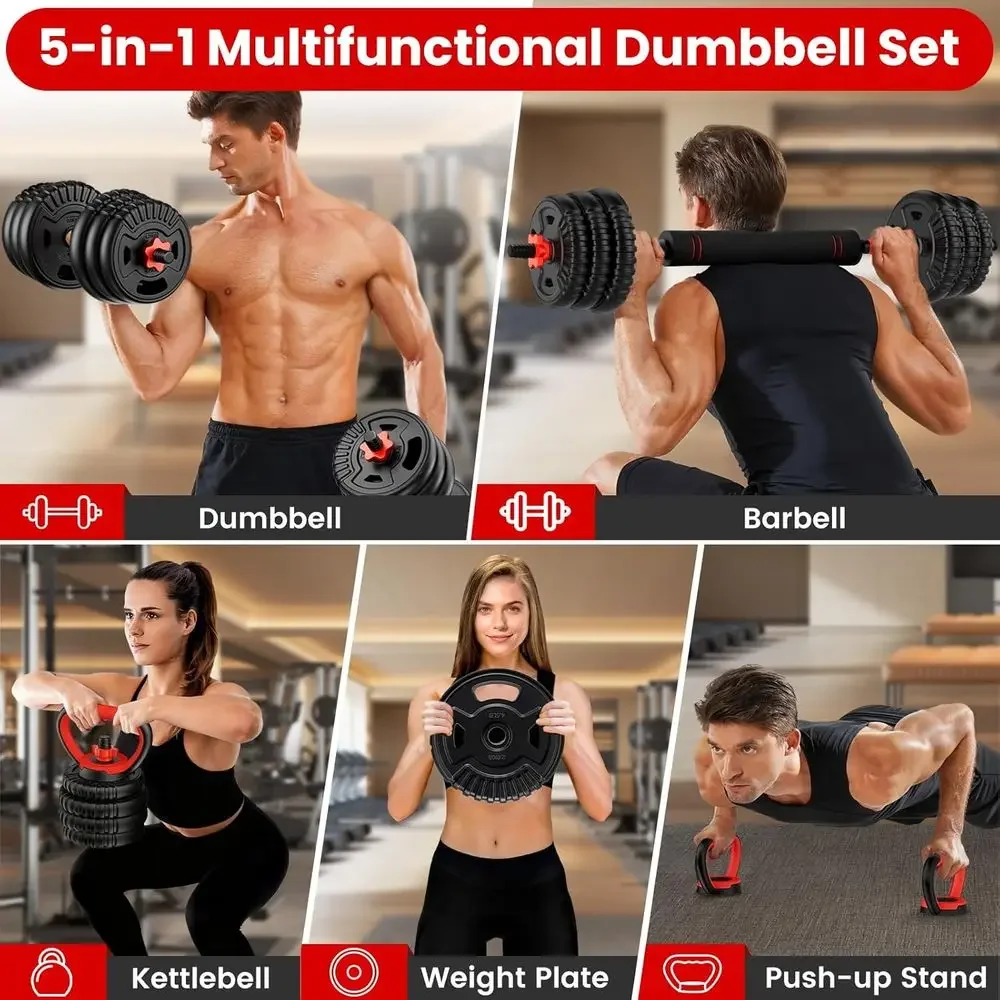 Versatile Adjustable Dumbbells - Push Up Stand Bar ulasan dan harga