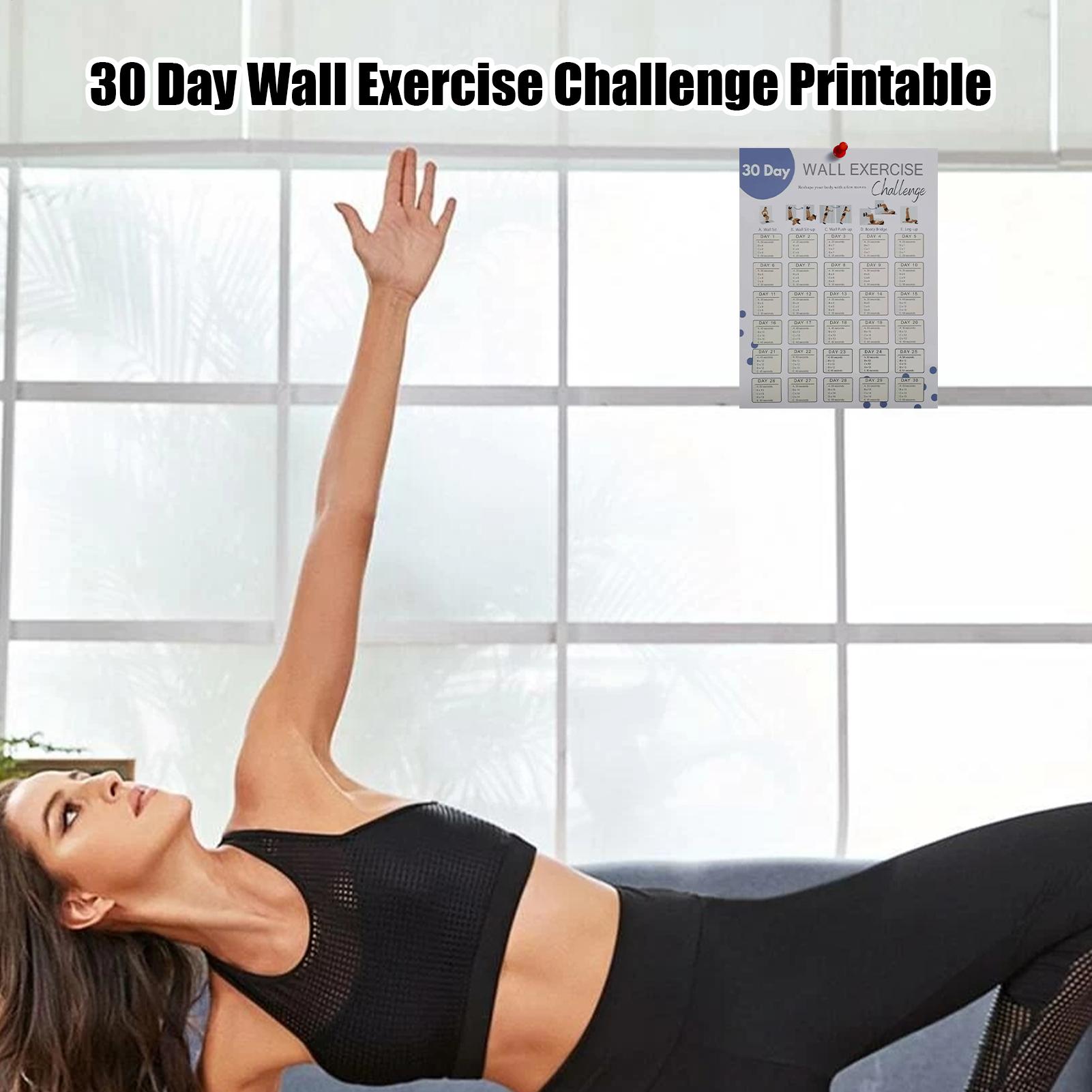 Wall Fitness Planner 30 Days H - Workout Plan Home Gym ulasan dan harga