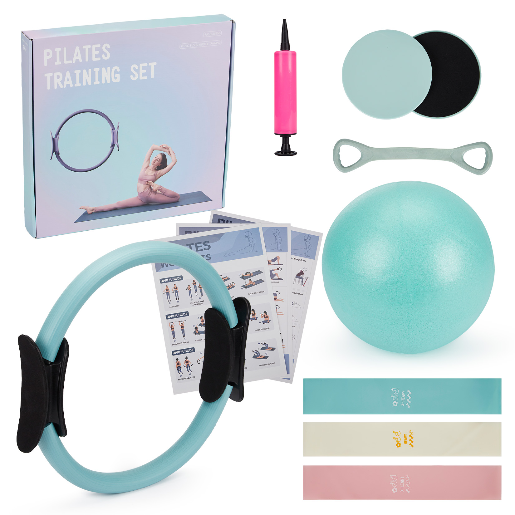 Pilates Training Set, 6-in-1 P - Home Gym Guide ulasan dan harga