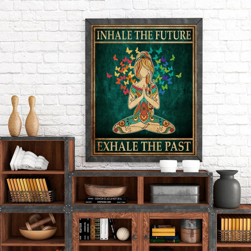 Canvas Painting Hippie Yoga Gi - Home Gym York ulasan dan harga