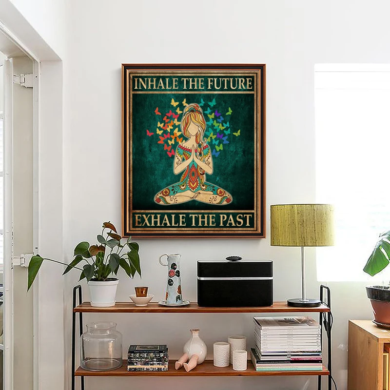 Canvas Painting Hippie Yoga Gi - Home Gym York ulasan dan harga