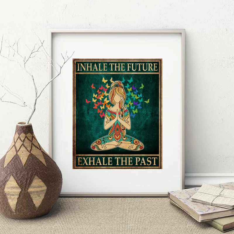 Canvas Painting Hippie Yoga Gi - Home Gym York ulasan dan harga