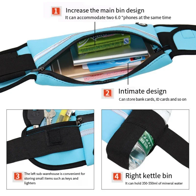 1pc Running Bag Women Waist ba - Weight Belt Lifting ulasan dan harga